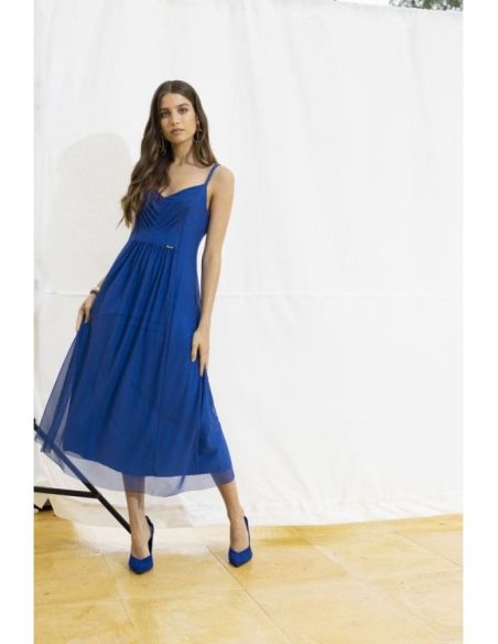 Vestido Longo Liso Wanda Maloka - Vestidos Longos Femininos | Faroma