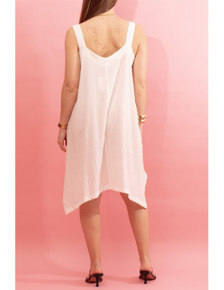 Robe fluide à bretelles Neck