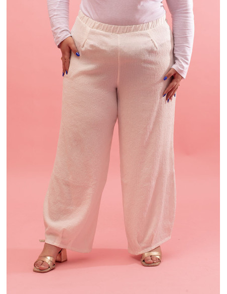Pantalon fluide avec taille élastiquée Nils