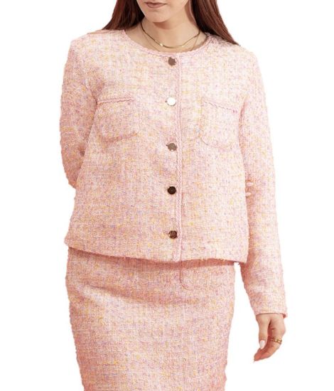 Paul Brial Amethyste Gold-Button Ceremony Coat - Women's Ceremony Coats | Faroma 2