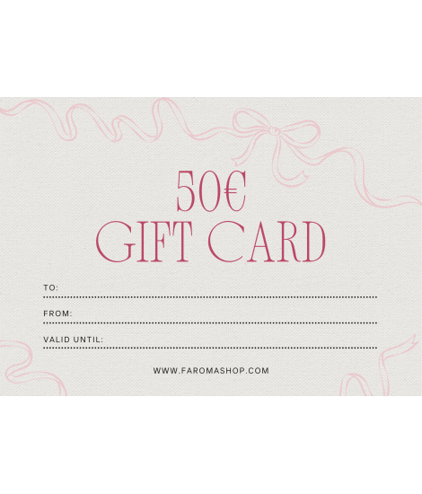 Carte Cadeau 50€ - Le Cadeau Idéal | Faroma