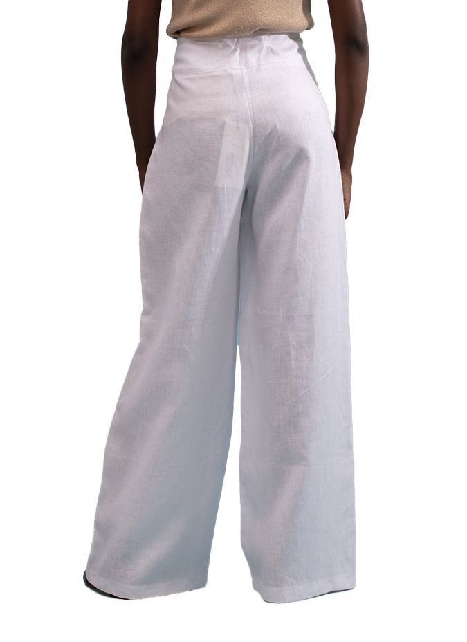 Maloka Persy Comfortable Side-Zip Trousers - Women's Comfortable Trousers | Faroma