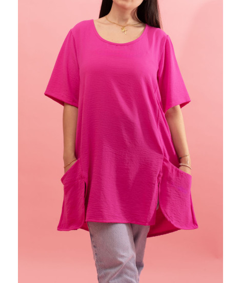 Flowing half-sleeved jumper Nutella