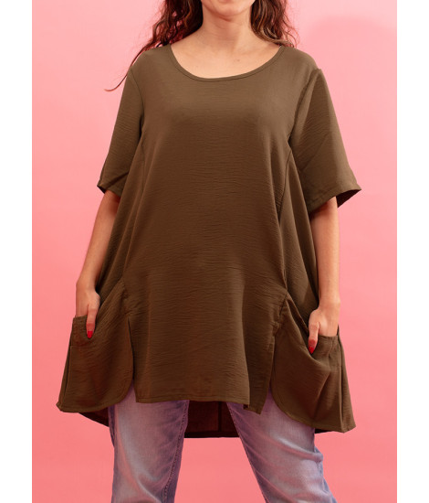 Flowing half-sleeved jumper Nutella 2