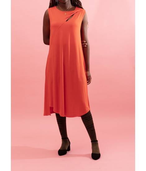 Lenin off-the-shoulder dress 2