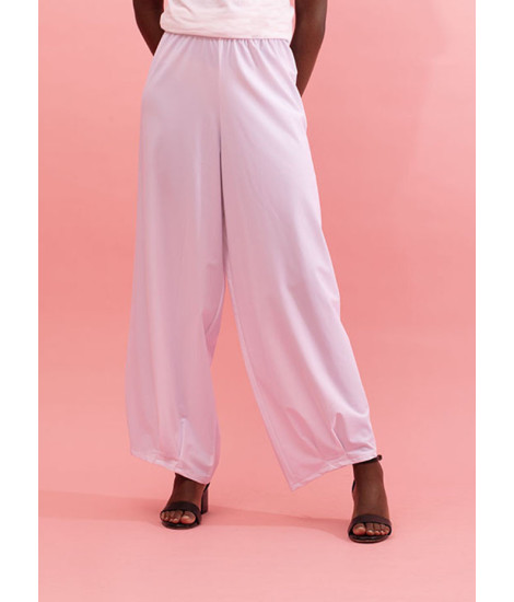 Pantalon large en jersey Naval 2