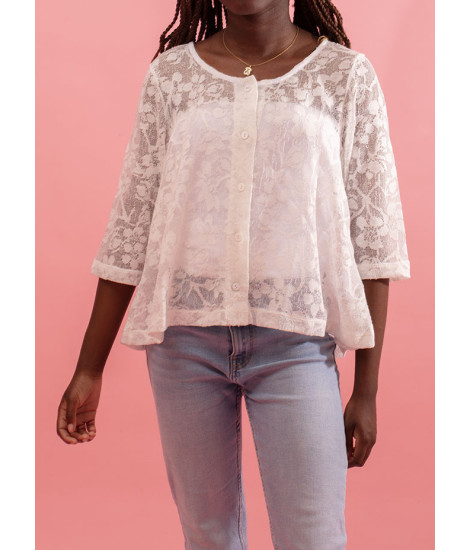 Jacket with 3/4 sleeves Notice
