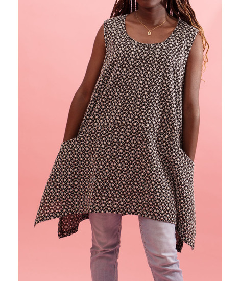 Top with volume and flower texture Nogent 2