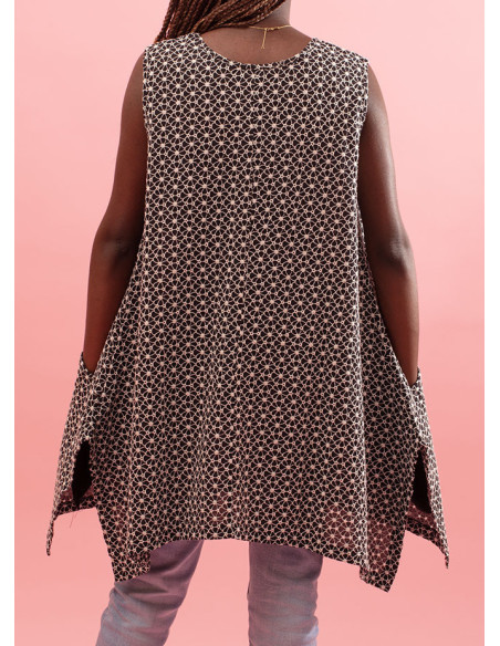 Top with volume and flower texture Nogent