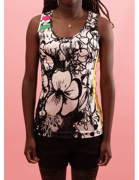Soft top with round neckline Xayane