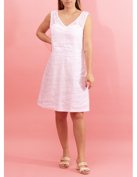 Cosy dress with wide straps Roux Double