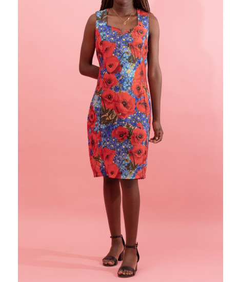 Light dress with invisible side zip Gyna 2