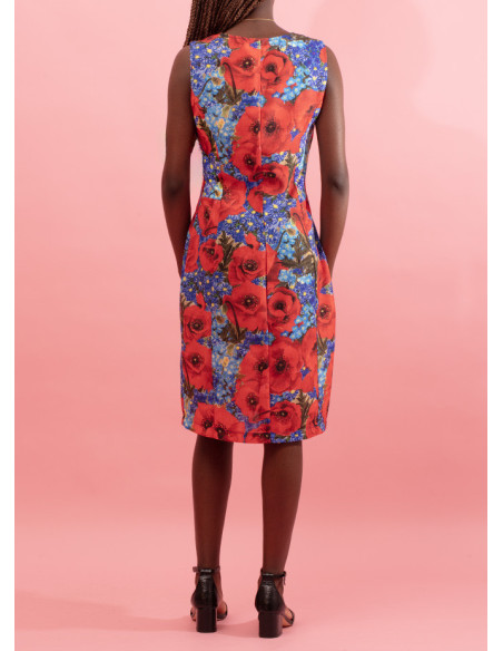 Light dress with invisible side zip Gyna