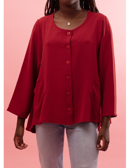 Soft jacket with 3/4 sleeves Nostalgie