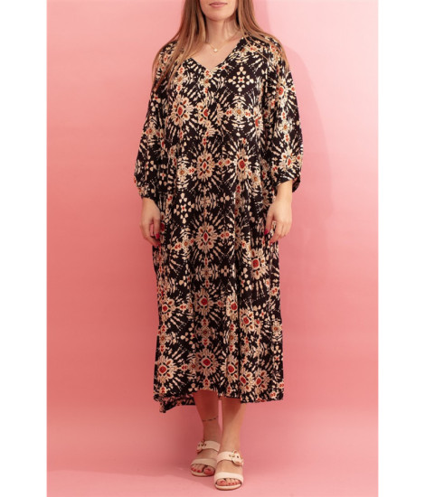Flowing dress with scoop neckline Naiade 2
