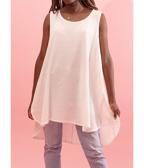 Top with round neckline and thin straps Narrateur 2