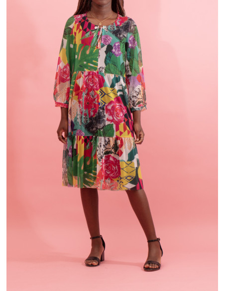 Robe d'inspiration florale Filis