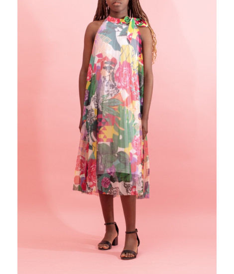 Halter neck dress with bow at front Flix 2