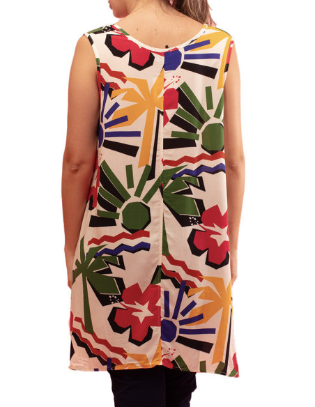 Gozé Nathan Printed Viscose Top - Women's Printed Viscose Tops | Faroma