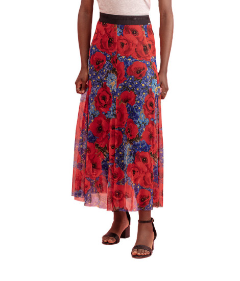 Maloka Gilsi Lined Elastic Waist Skirt - Women's Lined Skirts | Faroma 2