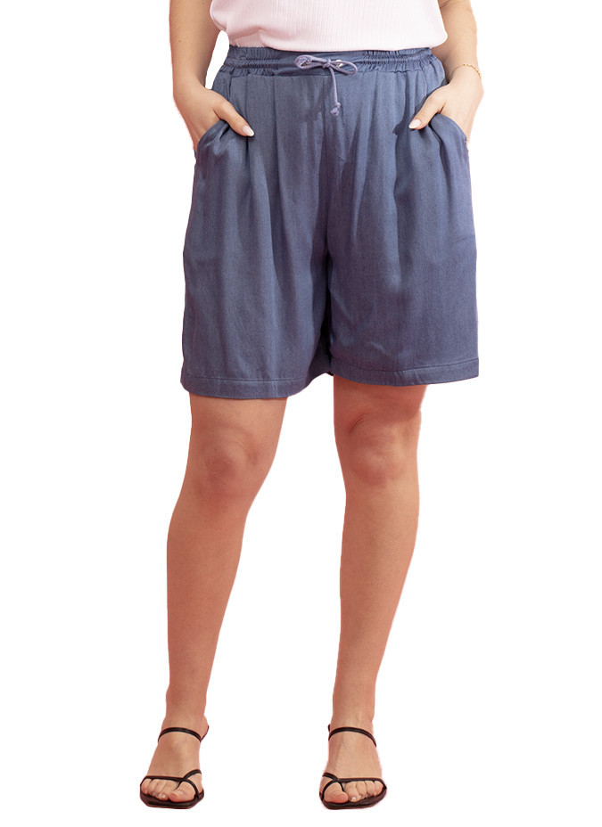 Short Frisson avec Effet Jean Paul Brial - Shorts Femme avec Effet Jean | Faroma