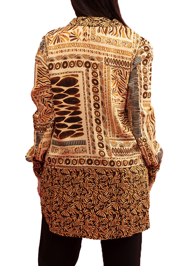 Paul Brial Madagascar Feminine Shirt - Women's Tropical Print Shirts | Faroma