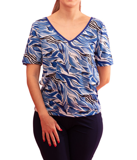 Paul Brial Opaline Sublimated Zebra T-shirt - Women's Zebra Print T-shirts | Faroma 2