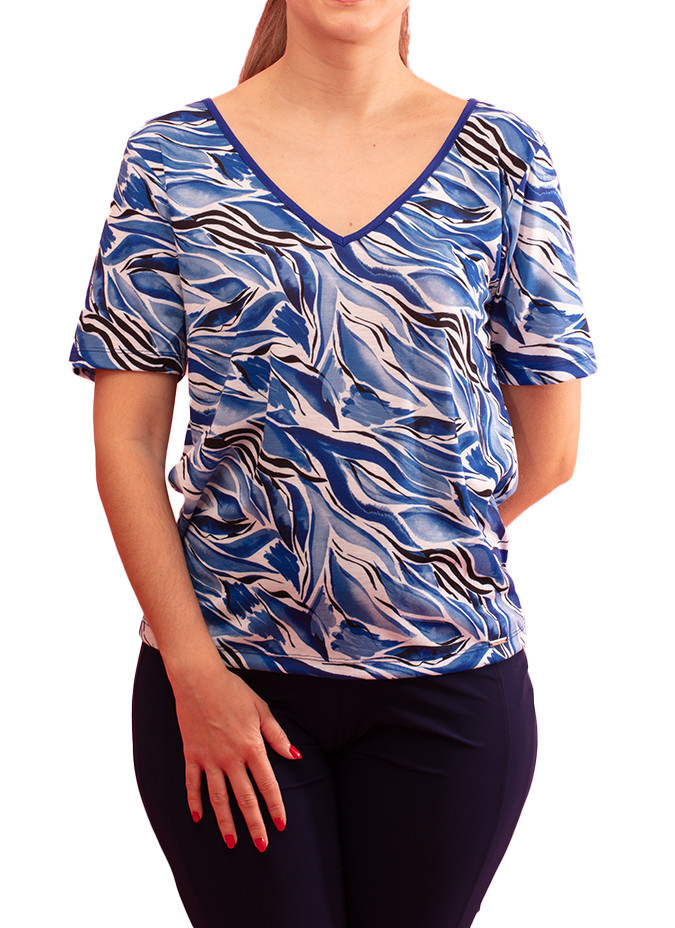 T-shirt Opaline Sublimada com Inspiração Zebra Paul Brial - T-shirts com Padrão Zebra | Faroma