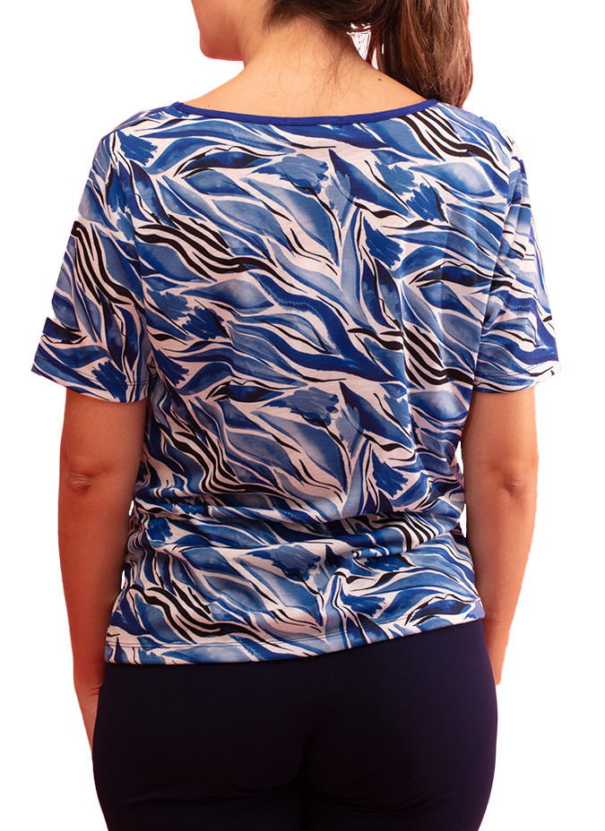 T-shirt Opaline Sublimada com Inspiração Zebra Paul Brial - T-shirts com Padrão Zebra | Faroma