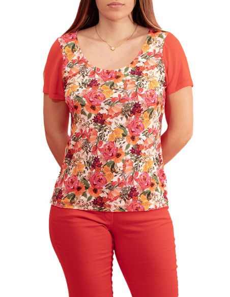 Paul Brial Evasion Floral Print T-shirt - Women's Floral T-shirts | Faroma