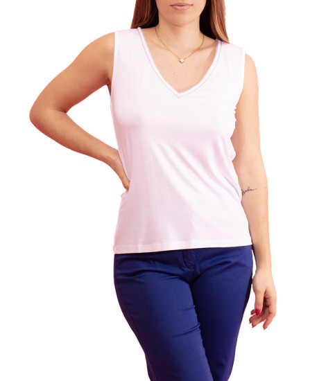 T-shirt Jenny avec Col en V Paul Brial - T-shirts Femme avec Col en V | Faroma 2