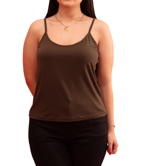 Paul Brial Jeanne Fine-Strap Viscose Top - Women's Viscose Fine-Strap Tops | Faroma 2