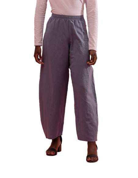 Gozé Nerry Linen Trousers - Women's Natural Linen Trousers | Faroma