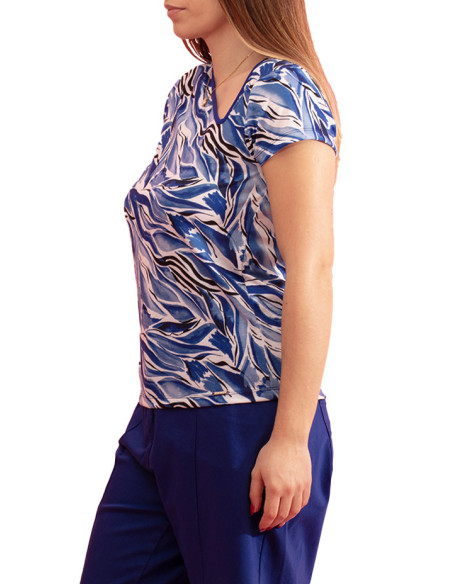 Paul Brial Flamme Collar-Detail T-shirt - Women's Collar-Detail T-shirts | Faroma