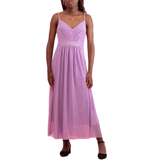 Maloka Waica Long V-Neck Dress - Women's Long Dresses | Faroma