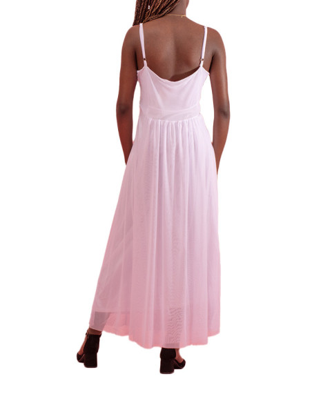 Vestido Longo Waica com Decote em Bico Maloka - Vestidos Longos Femininos | Faroma