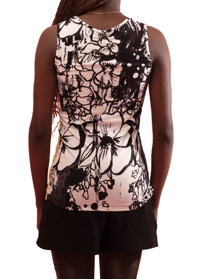 Top Doux Xayane avec Col Arrondi Maloka - Tops Femme Doux | Faroma
