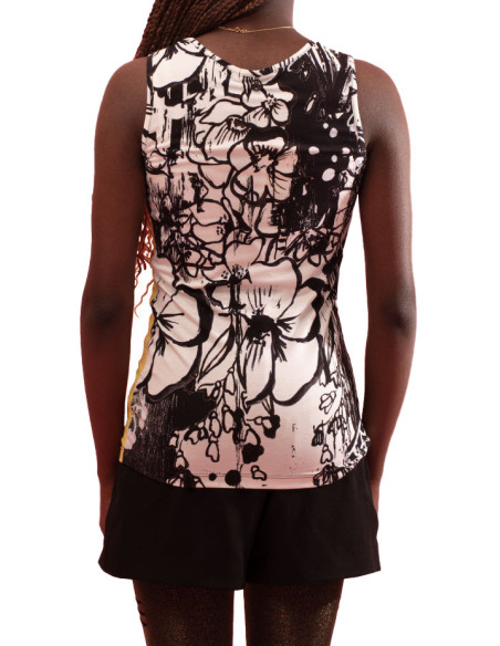 Top Doux Xayane avec Col Arrondi Maloka - Tops Femme Doux | Faroma