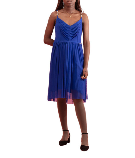 Robe Willy Courte avec Bretelles Réglables Maloka - Robes Femme à Bretelles Réglables | Faroma 2