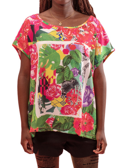 Maloka Falcon Soft Round-Neck T-shirt - Women's Soft T-shirts | Faroma