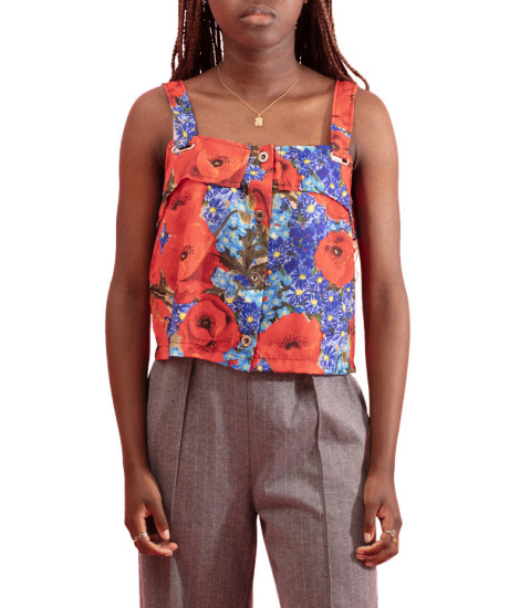 Maloka Adicora Square-Neck Wide-Strap Top - Women's Square-Neck Tops | Faroma