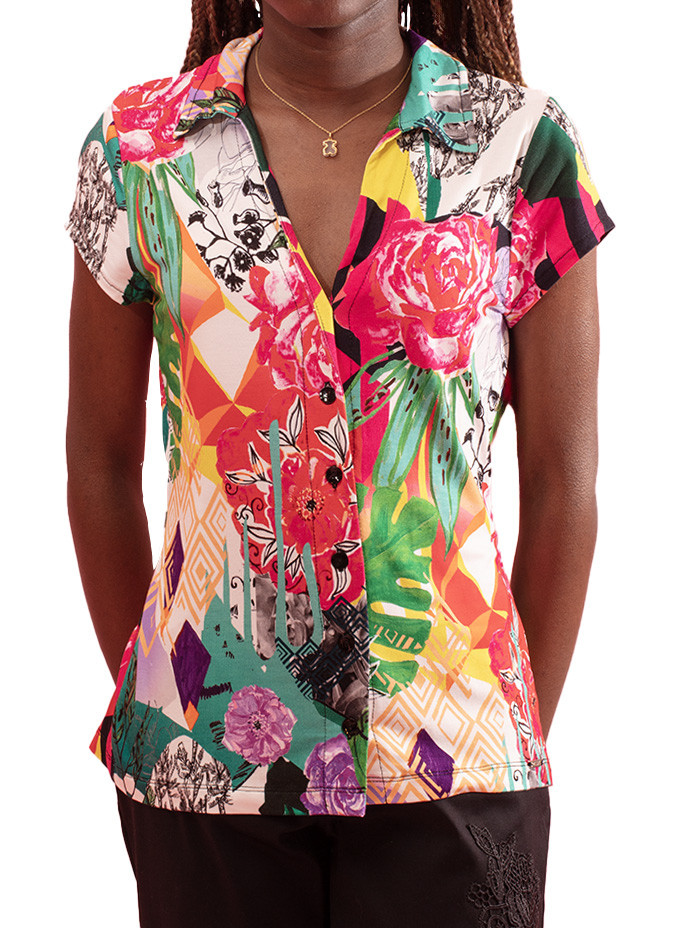 Maloka Agatha Light Short-Sleeve Shirt - Women's Light Shirts | Faroma