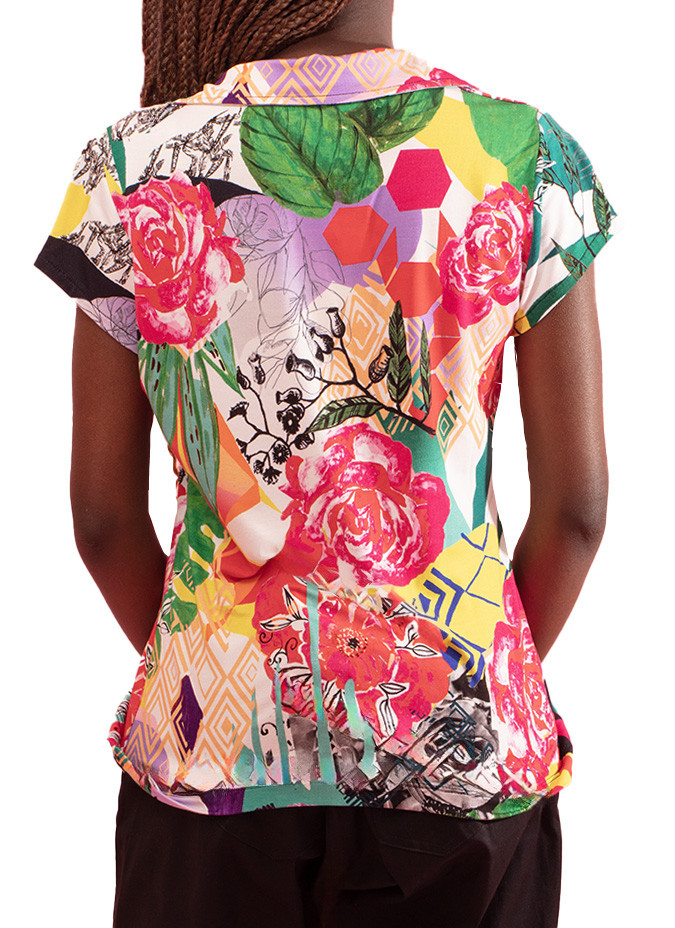 Camisa Agatha Leve de Manga Curta Maloka - Camisas Femininas Leves | Faroma