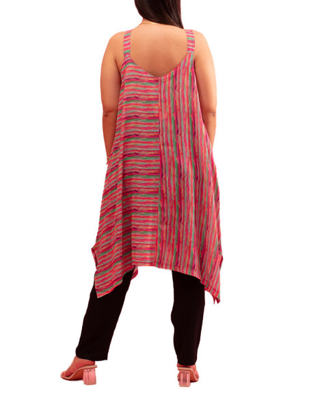 Vestido Nautique Rayure de Riscas Coloridas Gozé - Vestidos Femininos às Riscas | Faroma