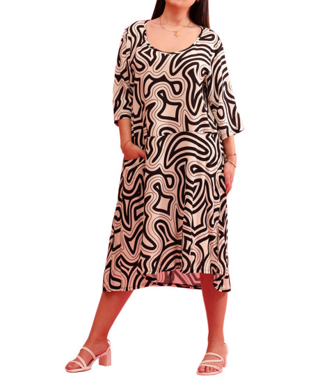 Gozé Nefle Midi Viscose Dress - Women's Midi Viscose Dresses | Faroma