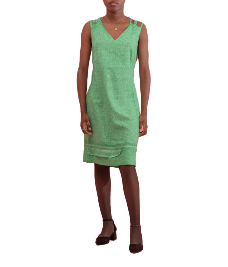 Vestido Traviata com Detalhe de Lágrima nas Costas Maloka - Vestidos Femininos com Detalhe nas Costas | Faroma