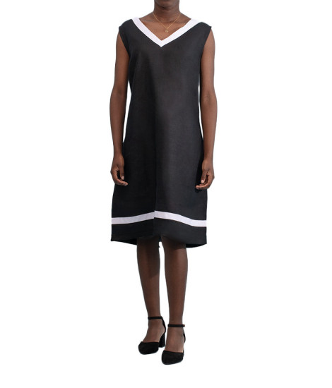 Vestido Rayka Leve com Tira no Decote Maloka - Vestidos Femininos com Tira no Decote | Faroma