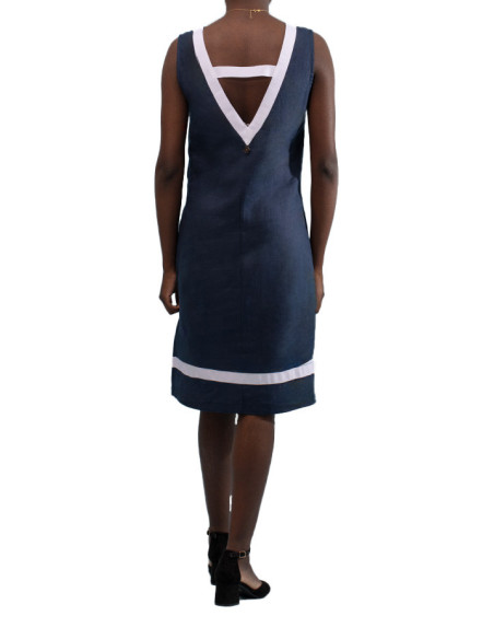 Robe Rayka Légère avec Bride au Décolleté Maloka - Robes Femme avec Bride au Décolleté | Faroma