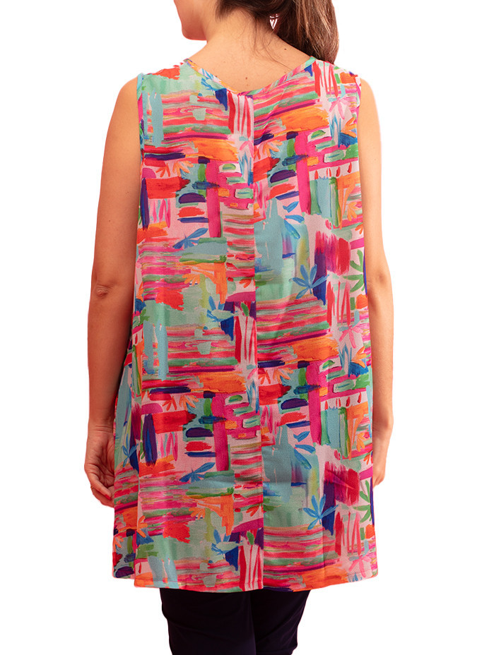 Gozé Naples Layered-Fabric Top - Women's Layered-Fabric Tops | Faroma