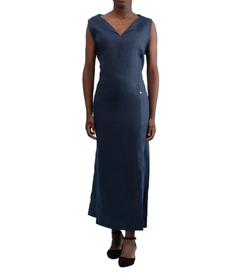 Maloka Rustine Comfortable Front-Slit Dress - Women's Comfortable Slit Dresses | Faroma 2